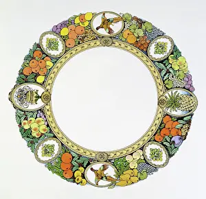 Broder: Decorative circular border