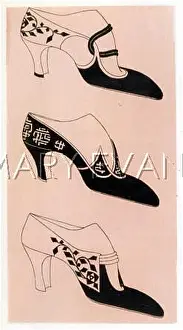 Instep: DECORATIVE COURT SHOES
