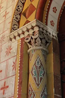 Synod: Decorative detail, Synodal Hall, Palais de Tau, Angers