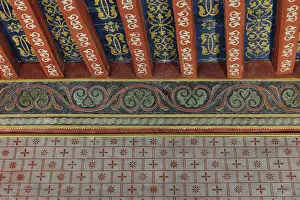 Synod: Decorative detail, Synodal Hall, Palais de Tau, Angers