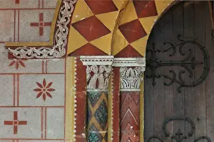 Synod: Decorative detail, Synodal Hall, Palais de Tau, Angers