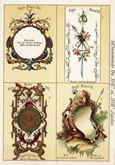 Ernest Guillot: Decorative features from the eras of Louis XIII