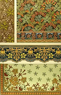 Application: Four decorative floral designs