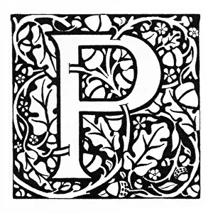 Photo Engraving: Decorative initial