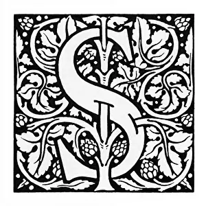 Photo Engraving: Decorative initial