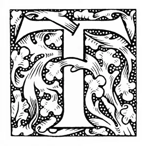 Photo Engraving: Decorative initial