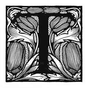 Photo Engraving: Decorative initial
