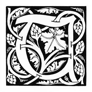 Photo Engraving: Decorative initial