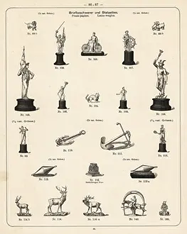 Wurttembergische: Decorative letter weights and paper weights