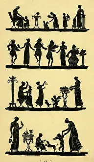 Grecian: Decorative silhouette designs