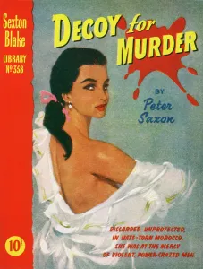 Decoy: Decoy for Murder - front cover by David Wright