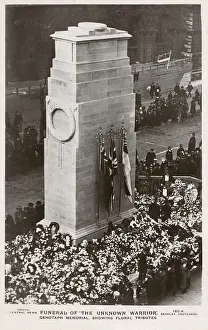 Remebrance: The dedication of the Cenotaph. Whitehall, London