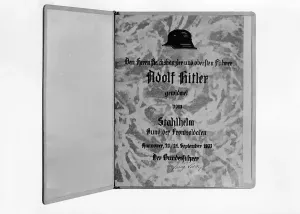Dedication: Dedication to Hitler, 1933