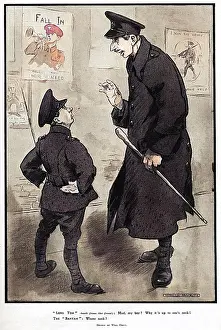Bantam: A Deep Question by Will Owen, WW1 cartoon