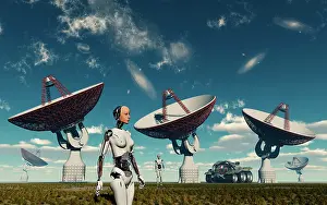 Transmitting: A deep space tracking station on an alien planet operated ?