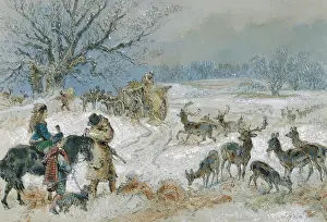 Melville: Deer in the Snow