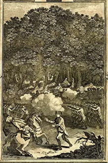 1755: Defeat and death of General Braddock, North America