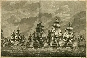 Sails: Defeat of the Spanish Fleet by Sir John Jervis