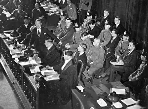 Proceeding: Defendants at the Reichstag fire trial, 1933