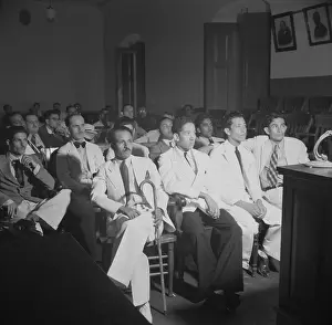 Repressive: Defendants during the trial of Nationalists at