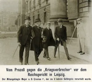 Noncommissioned: Defendants of the war crimes trials in Leipzig, 1921