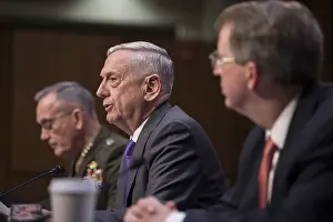 Oversight: Defense Secretary James Mattis testifies to