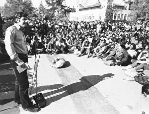 Sit In: Defiant Prof. H. Bruce Franklin, speaking after