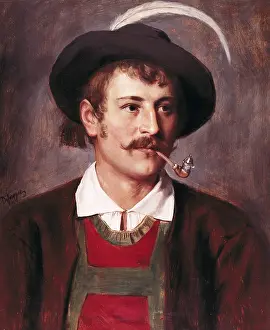 Junger: Defregger, Franz von, (1