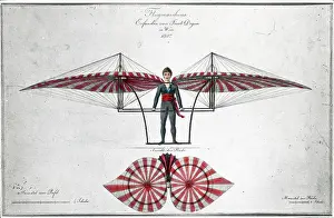 Ornithopter: Degen's ornithopter, 1807