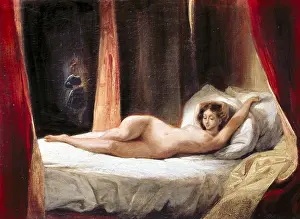 Odalisque: Delacroix, Eugene, (1798