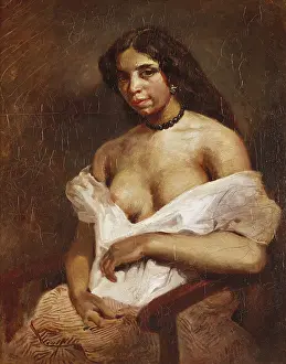 Mulatto: Delacroix, Eugene, (1798