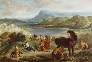 Ovid: Delacroix, Eugene, (1798