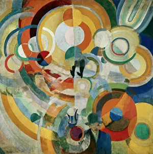 Surrealistic: DELAUNAY, Robert. Carousel with Pigs