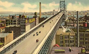 Delaware: Delaware River Bridge. Camden