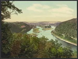 C1900: Up the Delaware from the Water Gap