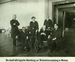 Question: The delegates of Alsace-Lorraine at the National Assembly