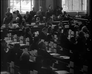 Monetary: Delegates Listening to a Speech at the Monetary