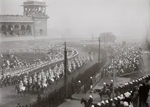 Though: Delhi Durbar, probably 1911, cavalry procession