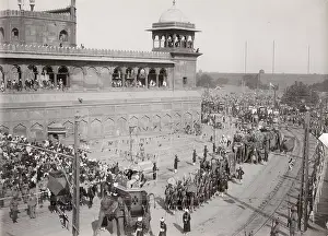 Delhi Durbar, probably 1911, Elephants in procession
