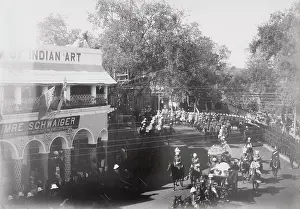 Though: Delhi Durbar, probably 1911, parade