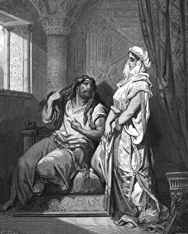 Helpless: Delilah learning the secret of Samson's great