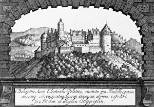 Heyden: Delineatio Arcis Electoralis Palatine, civitatis item Haidel