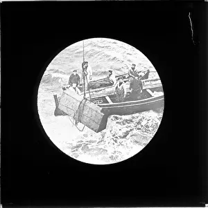 Lands: Deliveries at Wolf Rock Lighthouse, Lands End, Cornwall