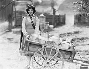 Cheerfulness: Delivering milk