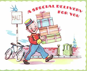 Smartly: Delivery Boy with Gifts