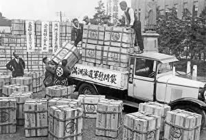 Catering: Delivery to the front in Manchuria, 1931