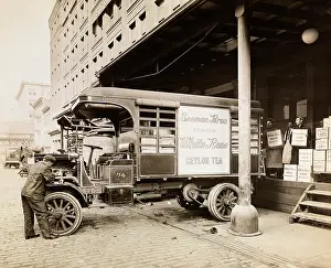 Deliveries: Delivery truck c. 1910