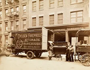 Deliveries: Delivery truck c. 1910