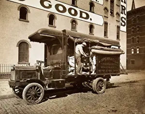 Deliveries: Delivery truck c. 1910