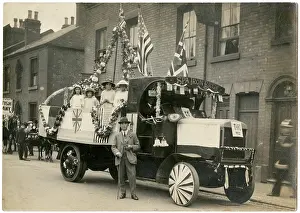 Brew: Delivery van as carnival float, Manchester Street, Derby